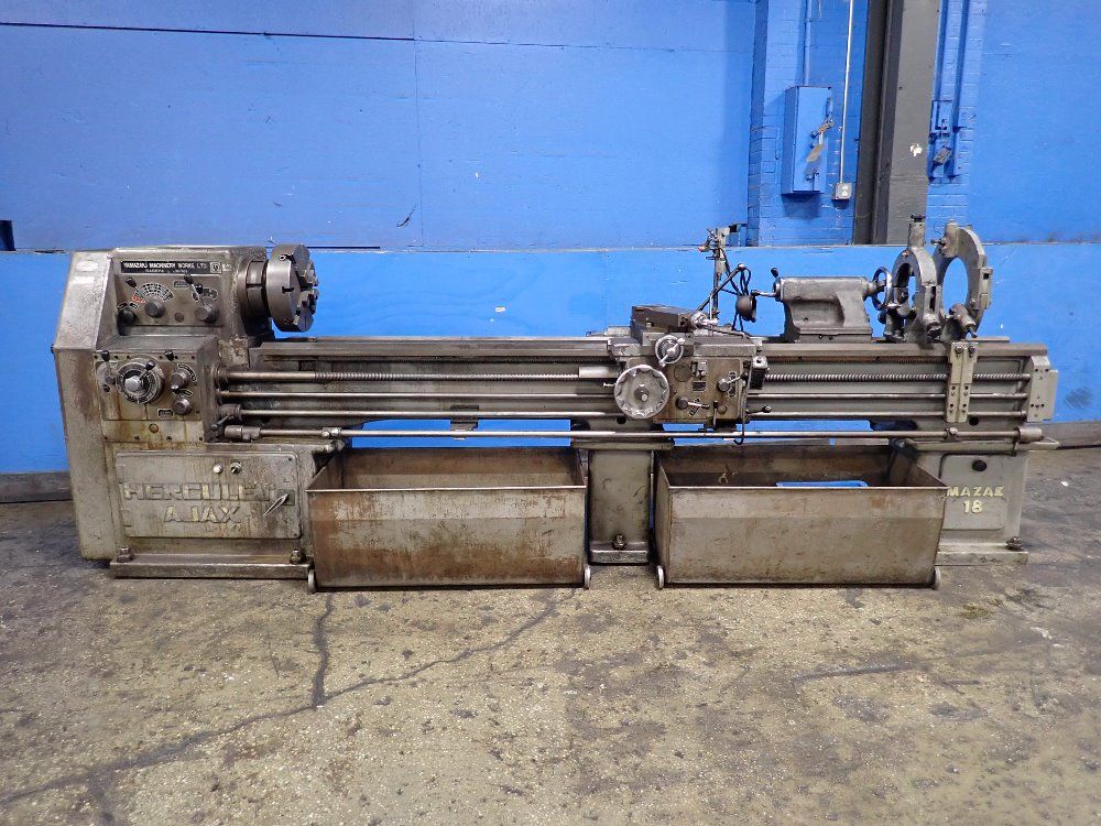 Hercules Yamazaki Mazak 18 Gap Bed Lathe