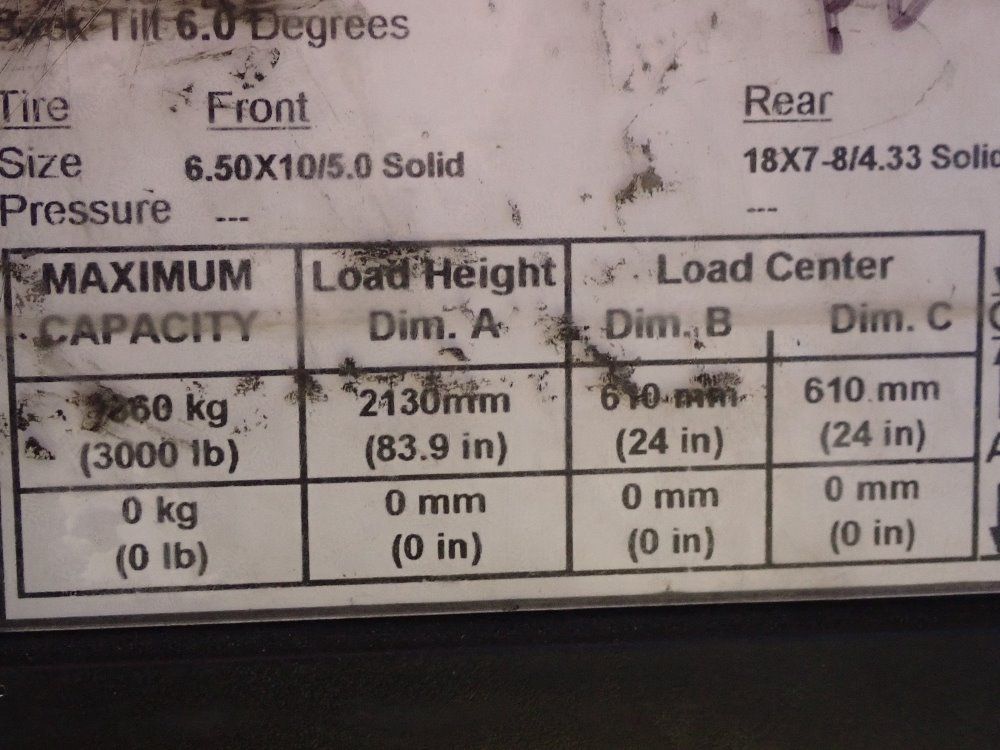Hyster Hyster H30ft Propane Forklift