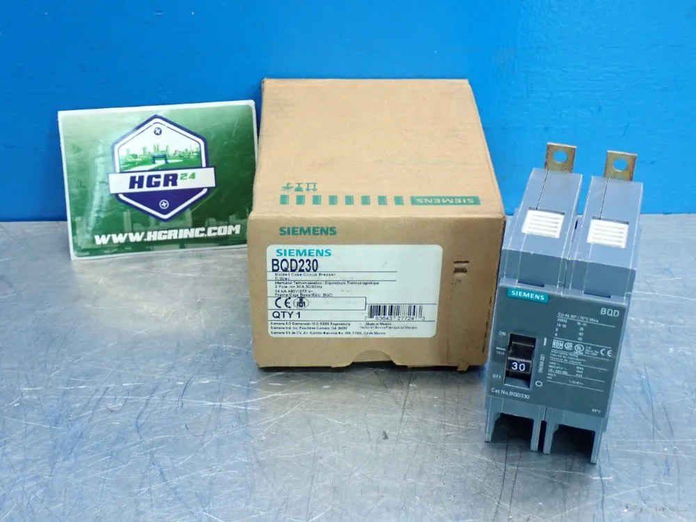 Siemens Molded Case Circuit Breaker - Bqd230