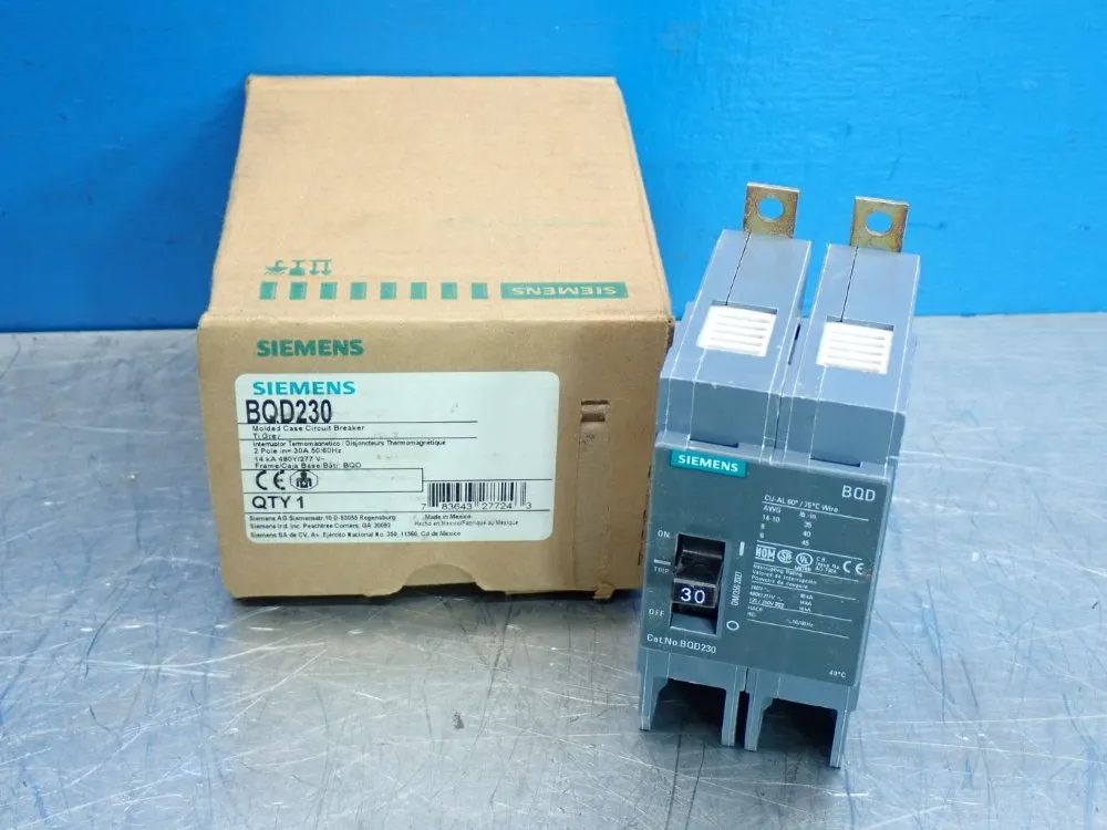 Siemens Molded Case Circuit Breaker - Bqd230
