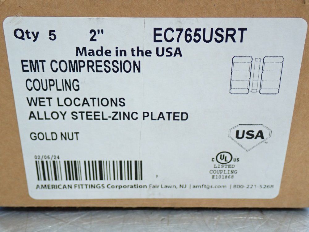 American Fittings Corp. Compression Coupling - Ec765usrt
