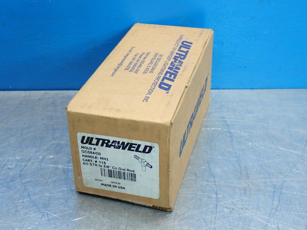 Ultraweld 4/0 To 5/8" Ground Rod Unit 4/0 To 5/8" - Go584/0b