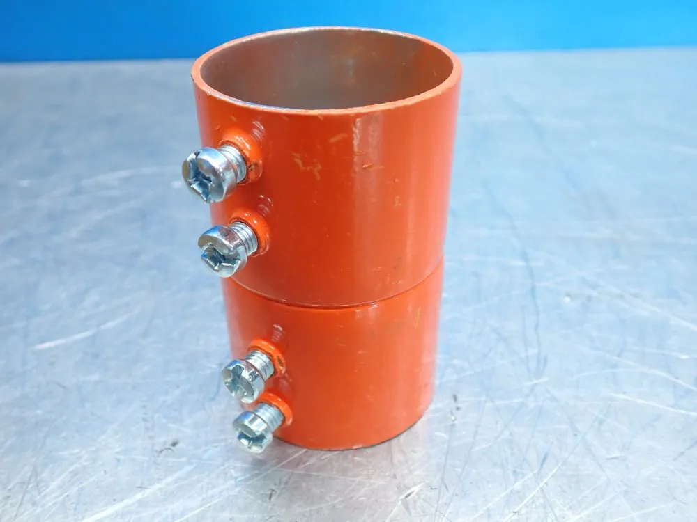 Bridgeport 1-1/2 Coupling Orange Set Screw Emt Coupling - 244-so