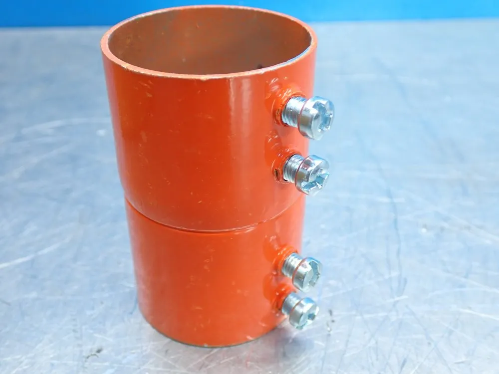 Bridgeport 1-1/2 Coupling Orange Set Screw Emt Coupling - 244-so
