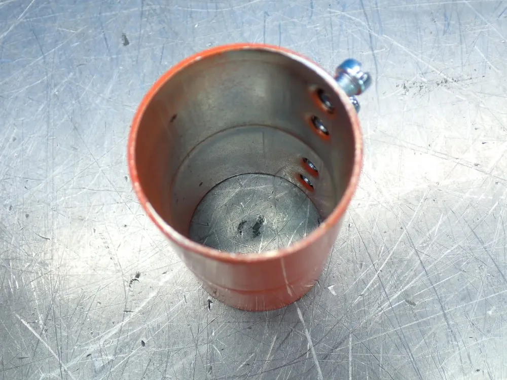 Bridgeport 1-1/2 Coupling Orange Set Screw Emt Coupling - 244-so