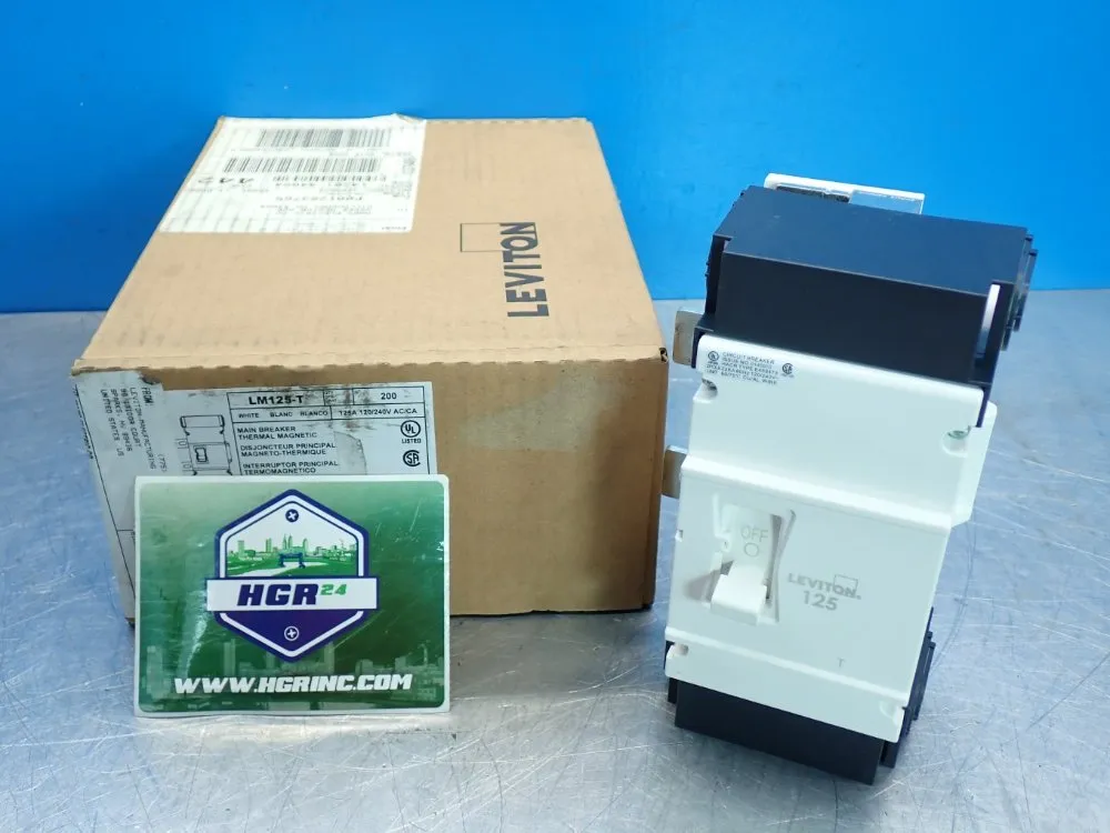 Leviton Thermal Magnetic Main Circuit Breaker - Lm125-t