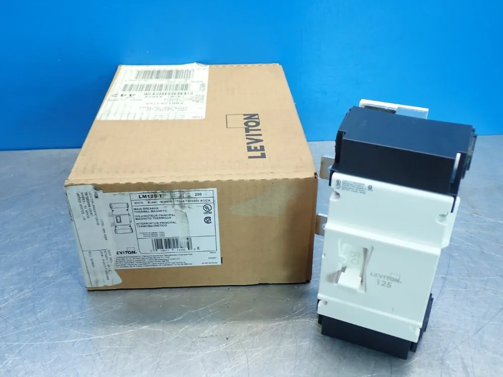 Leviton Thermal Magnetic Main Circuit Breaker - Lm125-t
