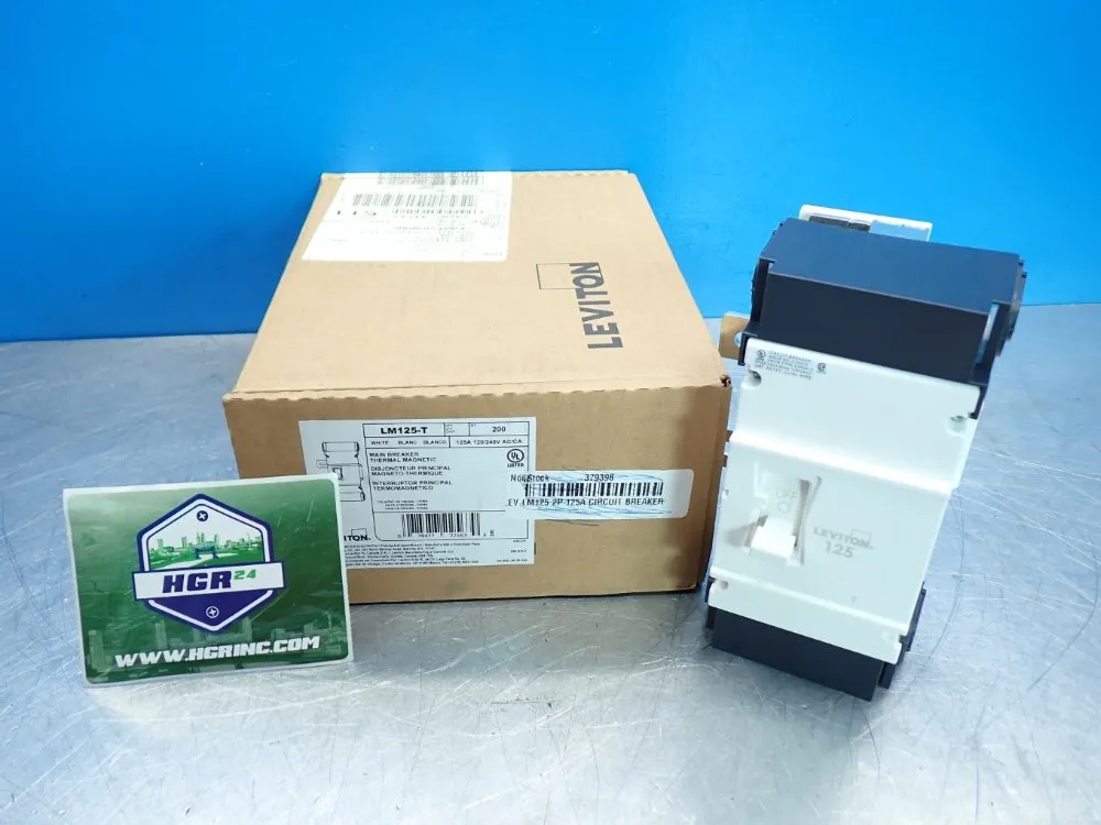 Leviton Thermal Magnetic Main Circuit Breaker - Lm125-t