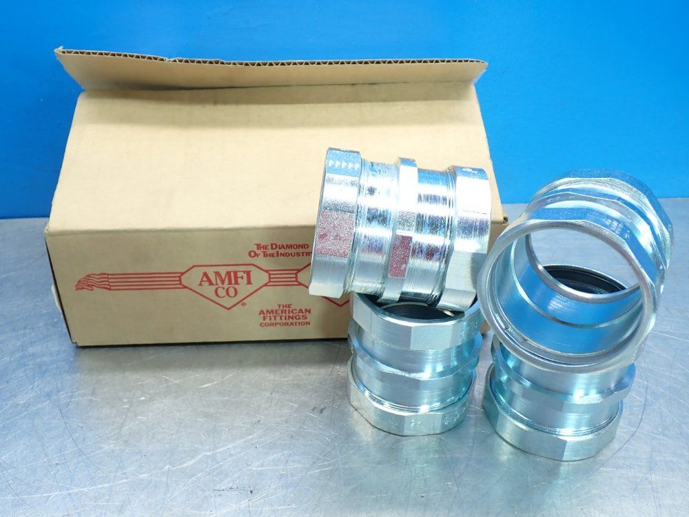 Amfi 2 1/2in=2.5" Emt/rigid Dual-rated Compression Coupling - Erc250cplg