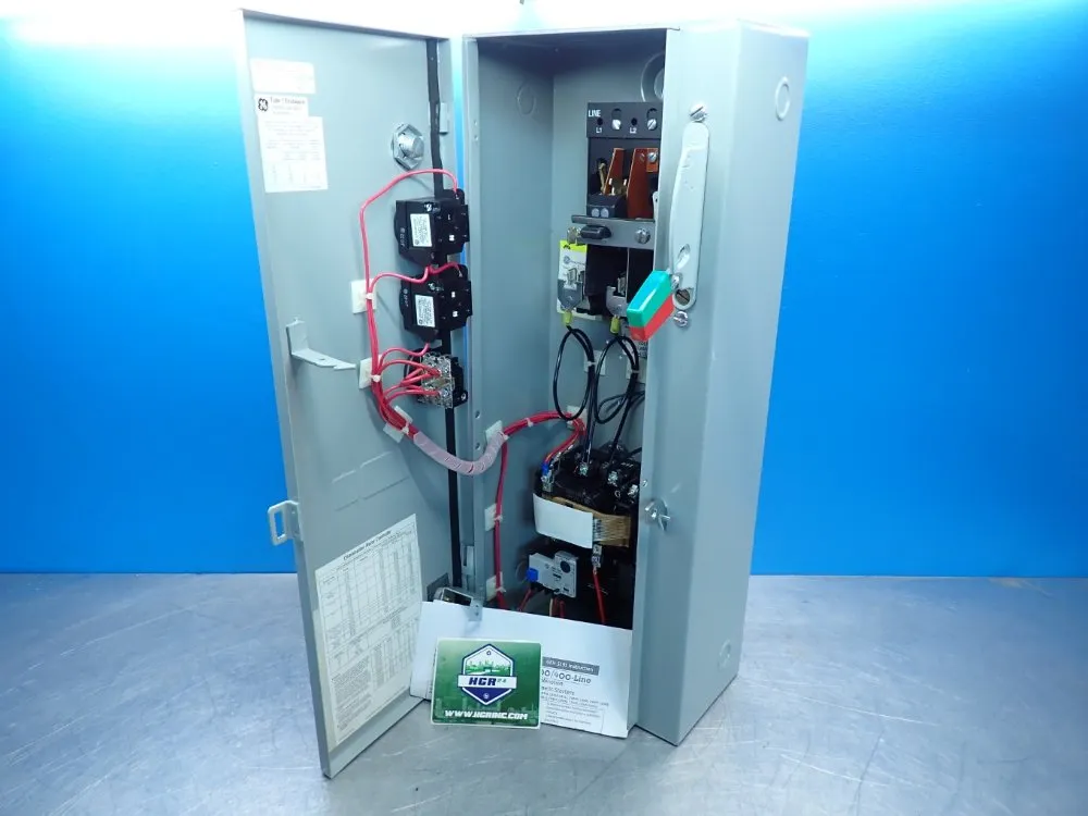 General Electric 300-line Control Nema Combination Starter Fusible Disconnect - Cr308bt 18ragdal5a