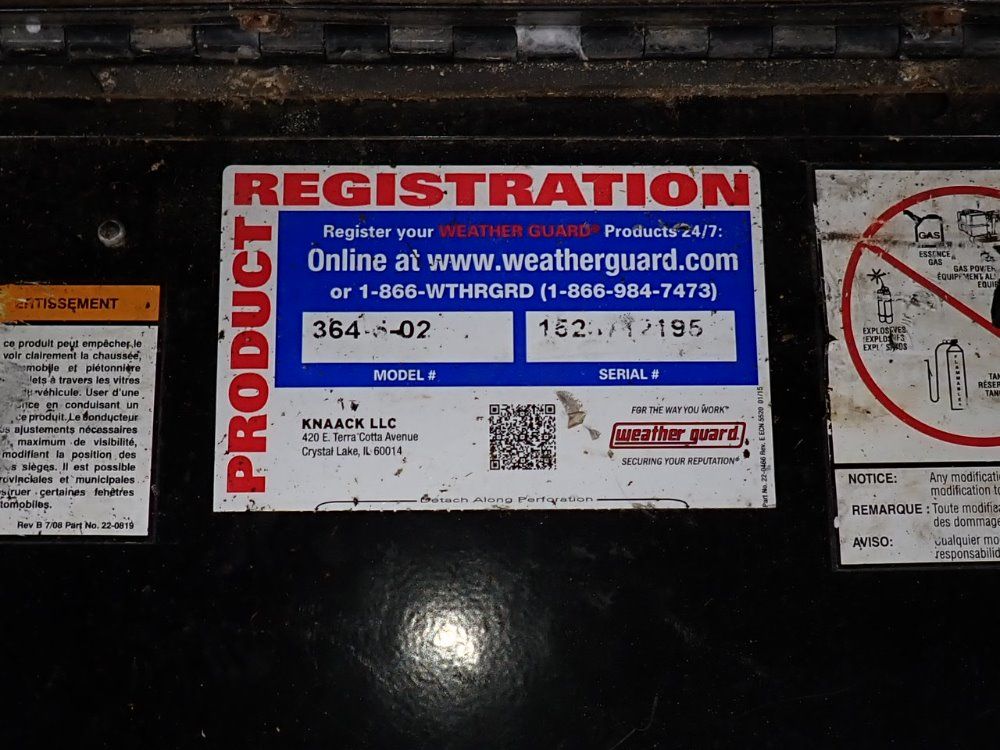 Weather Guard 14"x63"x18" Tool Box