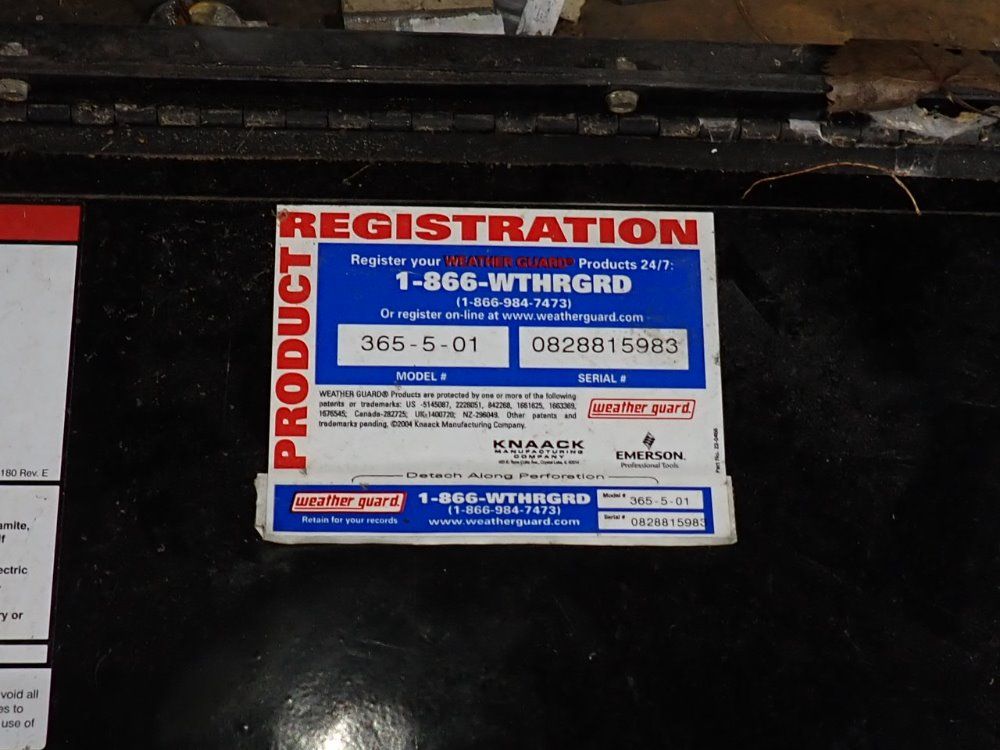 Weather Guard 14"x63"x18" Tool Box