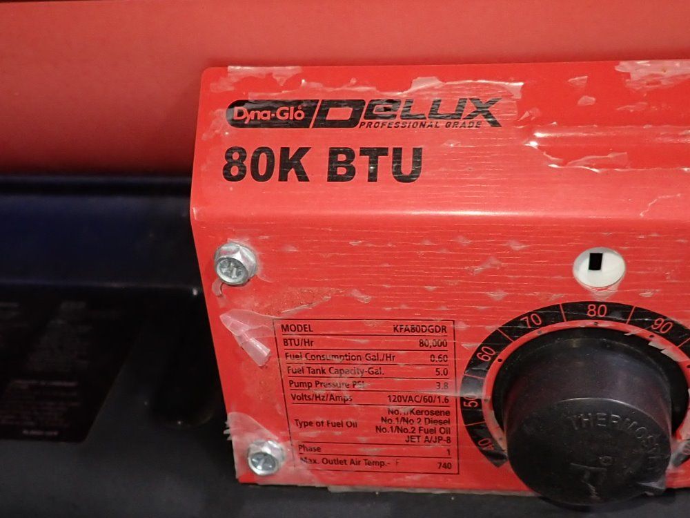 Dyna-glo 80000 Btu Forced Air Heater - Kfa80dgdr