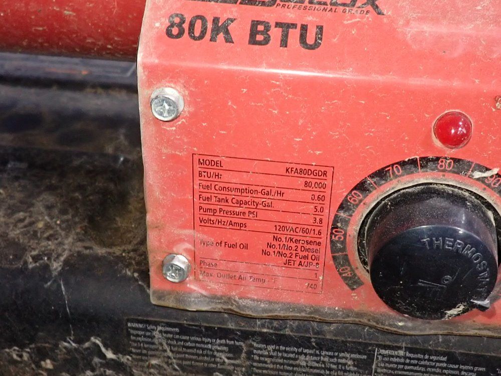 Dyna-glo 80000 Btu Forced Air Heater - Kfa80dgdr