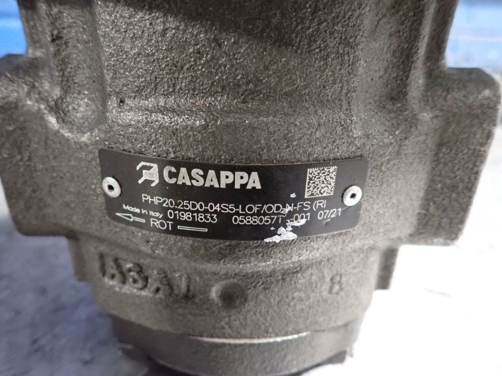 Casappa Hydraulic Pump - Php20.25d0-04s5-lof/od-n-fs