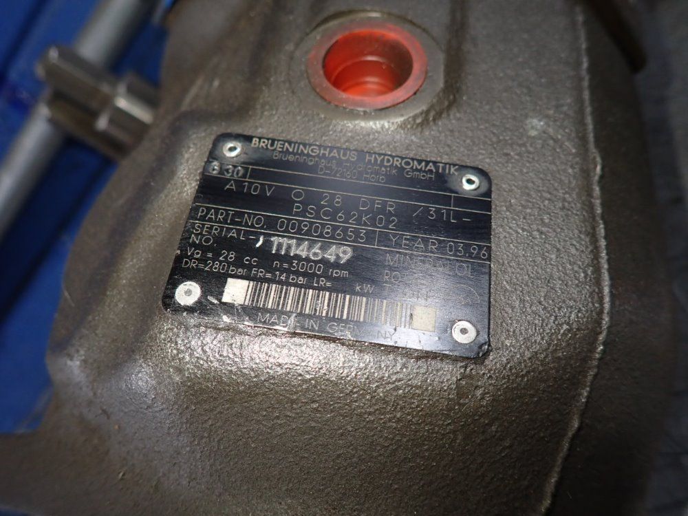Brueninhhaus Hydromatik Hydraulic Pump - 00908653