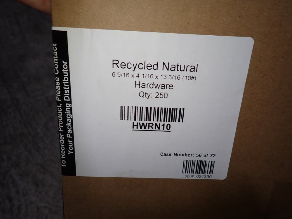 6 9/16" X 4" X 13 3/16" Paper Bags - Hwrn10