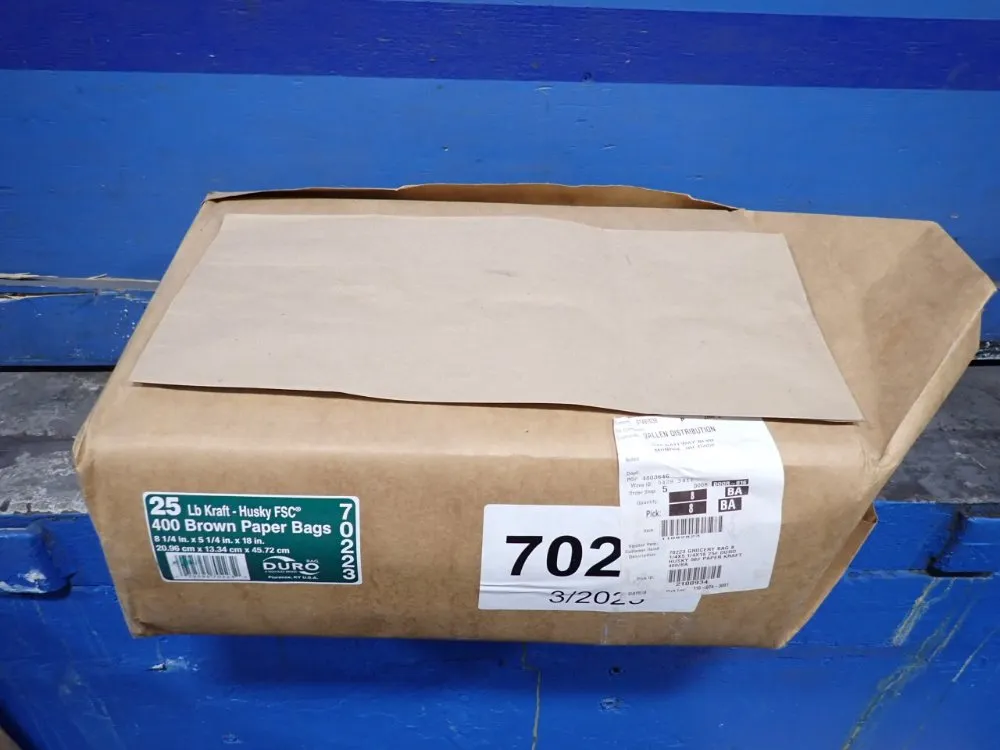 Duro 8"x5"x18" Paper Bags - 70223