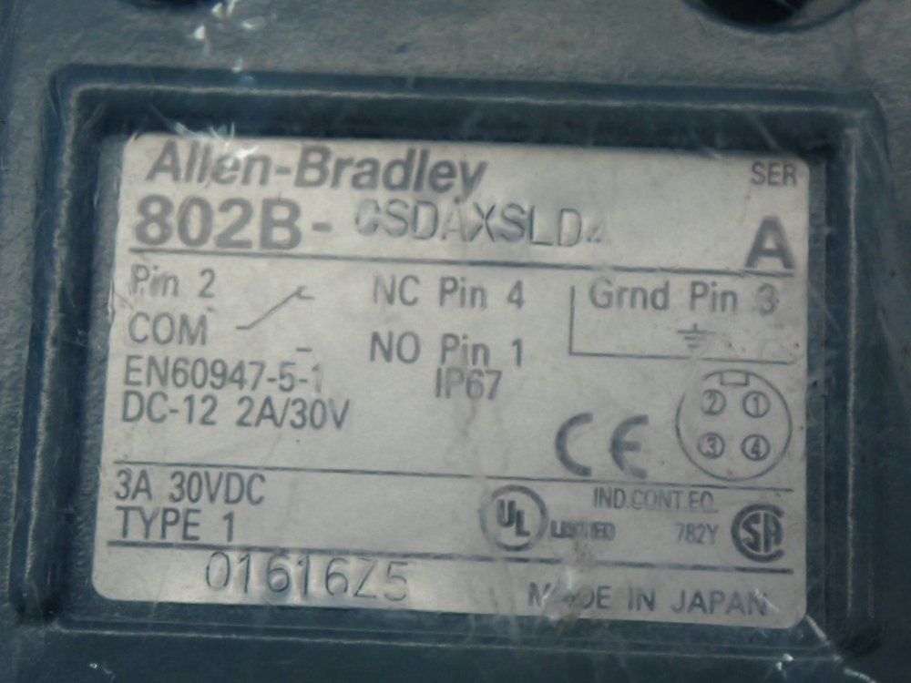Allen Bradley Compact Limit Switch - 802b-csdaxsld4