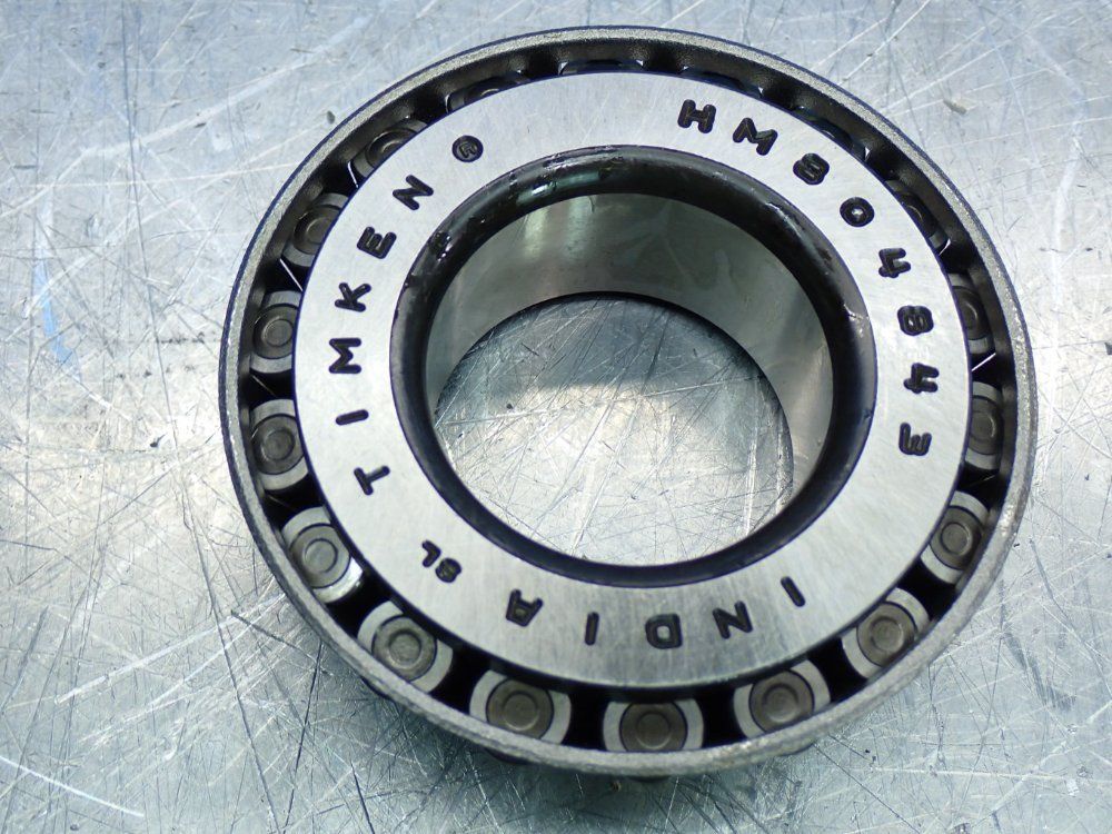 Timken 1.7500 In Bore, 1.1563 In Width Tapered Roller Bearing Cone - Hm804843-70016