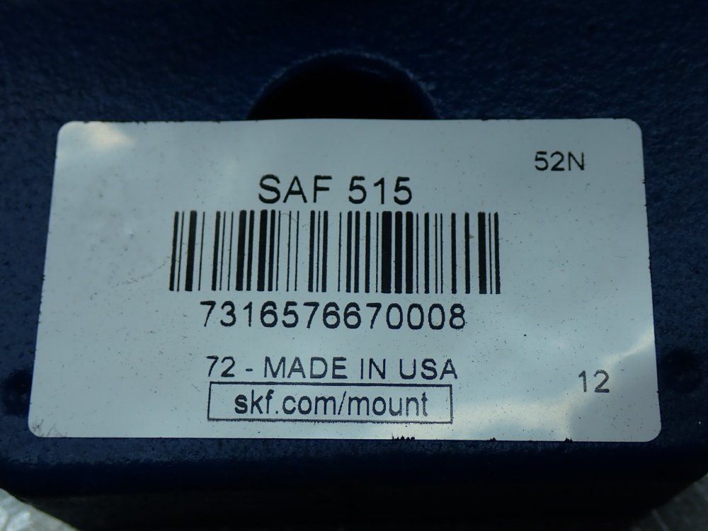 Skf Split Pillow Block Housing W/o Bearing - Saf515