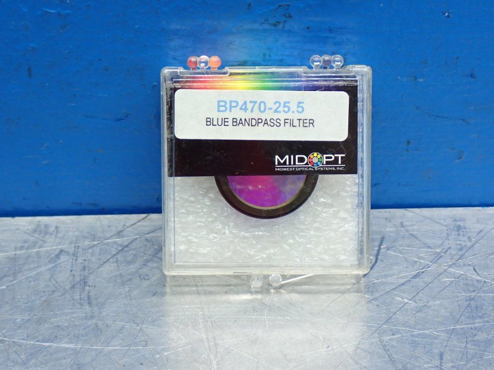 Midwest Optical Blue Bandpass Lens Filter - Bp470-25.5