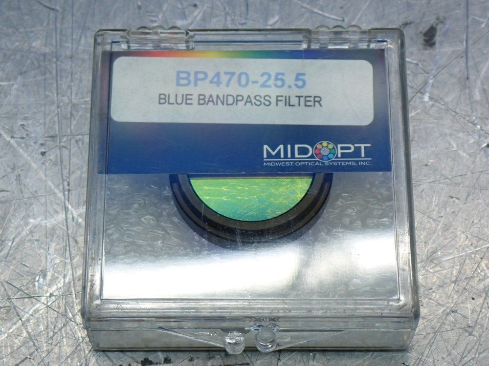 Midwest Optical Blue Bandpass Lens Filter - Bp470-25.5