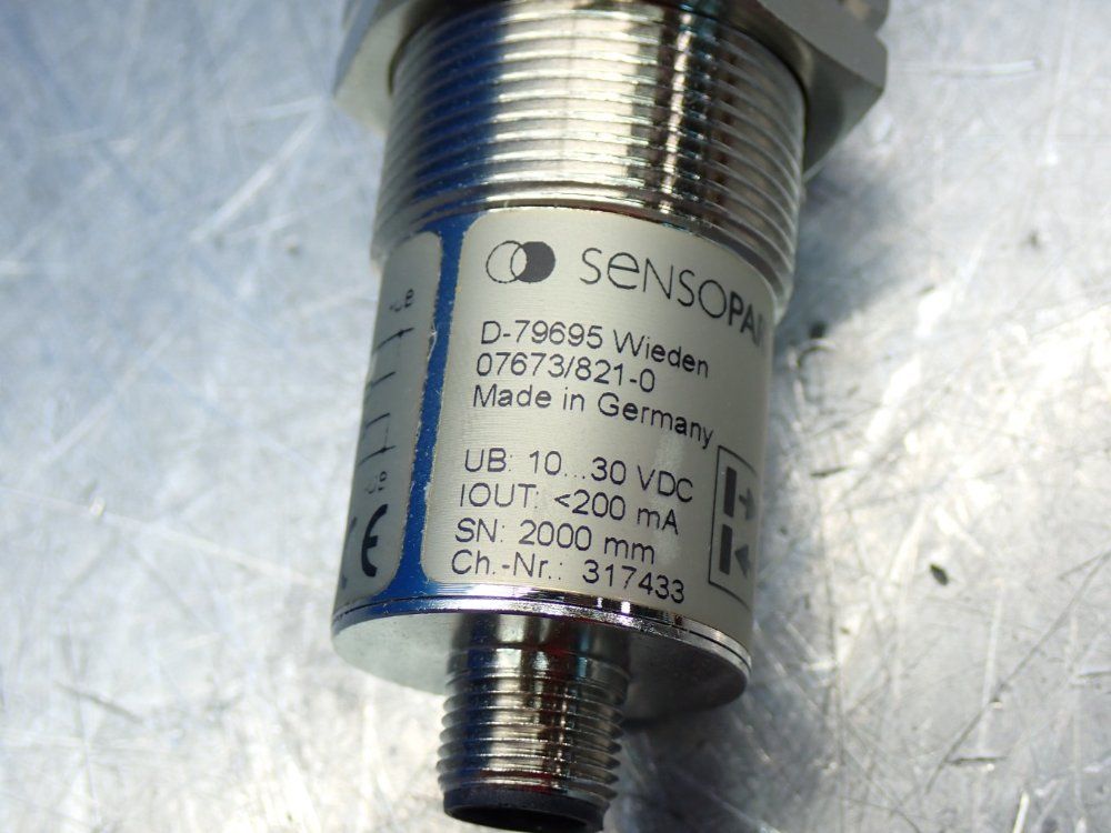 Sensopart 1500mm Max Working Distance M30-series Photoelectric Proximity Sensor Amplifier - Fms30-34ul4