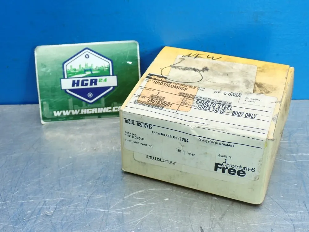 Parker Check Valve Unit - Rhd18lomdcf