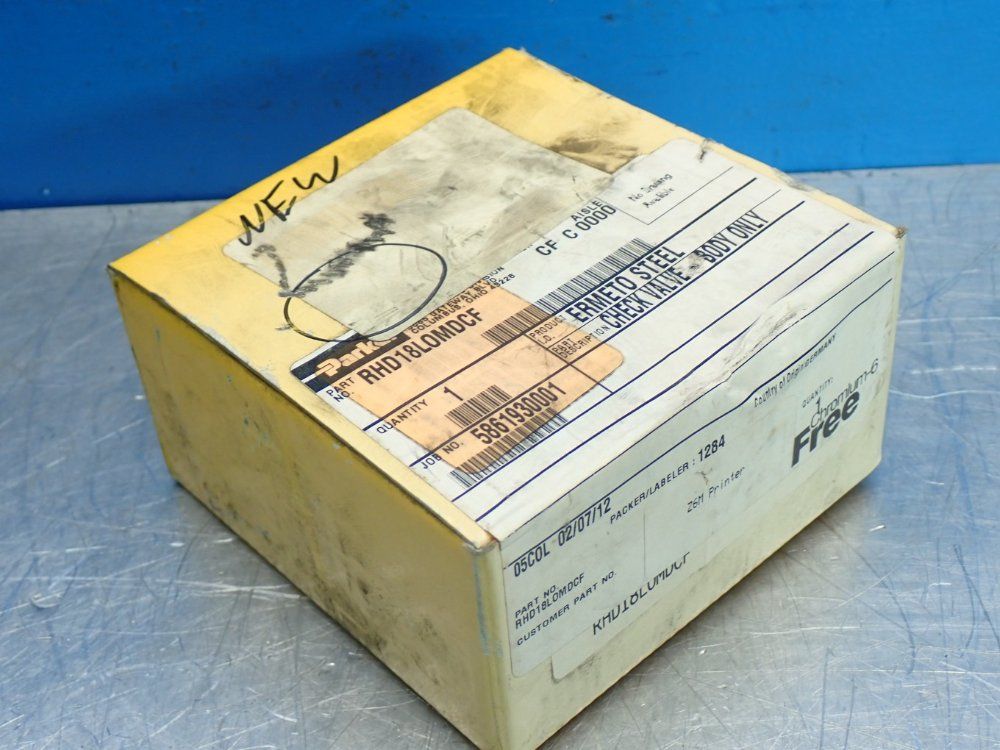 Parker Check Valve Unit - Rhd18lomdcf