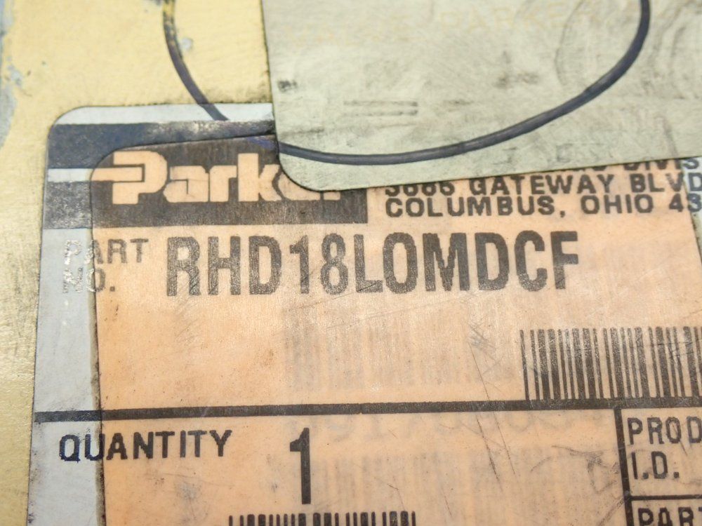 Parker Check Valve Unit - Rhd18lomdcf