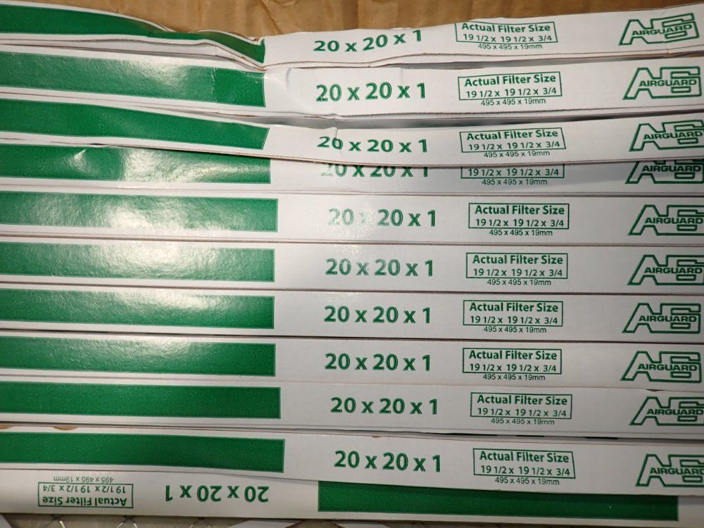 Airguard 19 1/2"x19 1/2"x3/4" Filters - 9772103