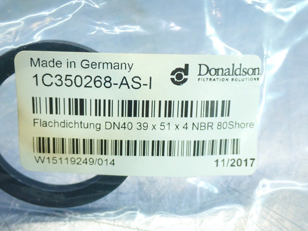Donaldson Dn 40_39 X 51 X 4 Mm_nbr Flat Gasket, 8pcs - 1c350268-as-i
