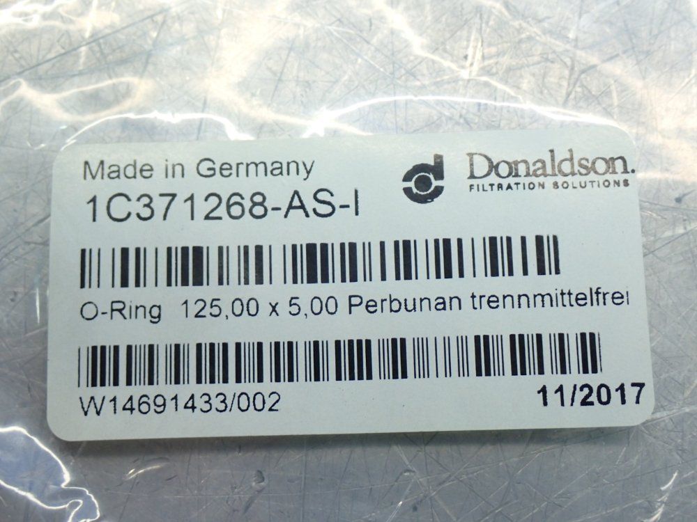 Donaldson O-ring, 6pcs - 1c371268-as-i