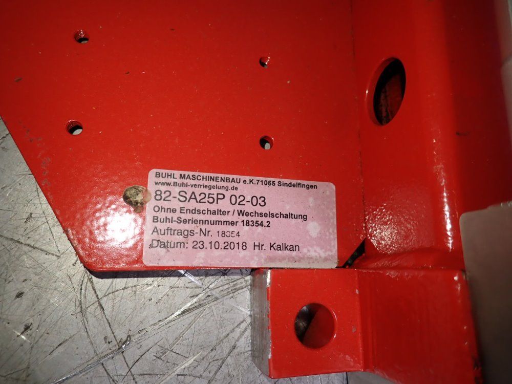 Buhl Locking Unit - 82-sa25p02-03