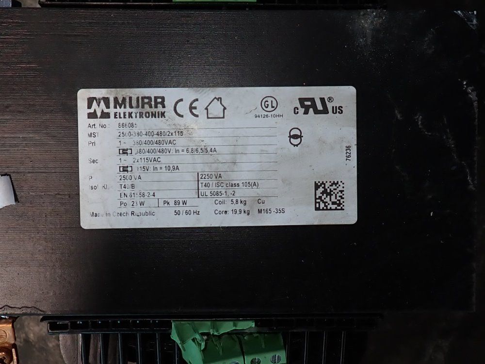 Murr Elektronik Transformer - 866085
