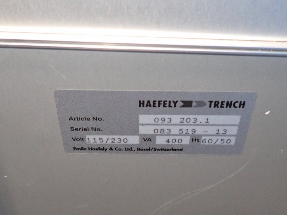 Haefely Control Unit - P90.1