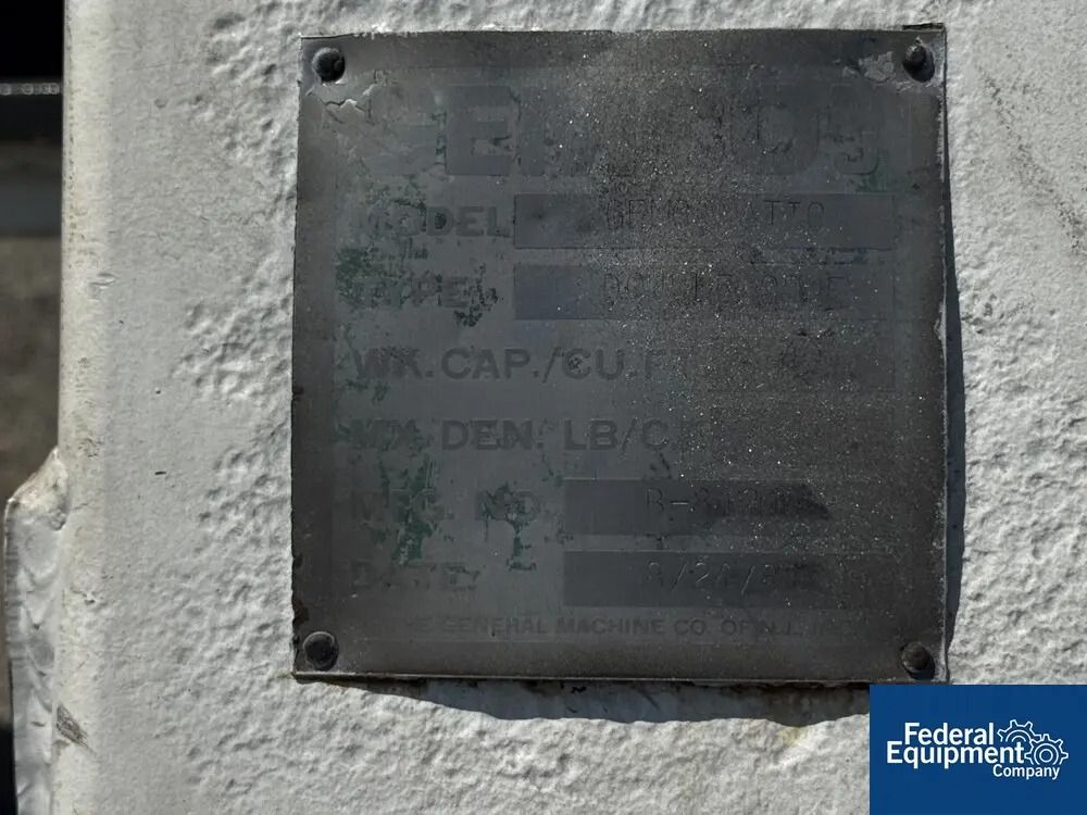 Gemco 40 Cu Ft 40 Cu Ft Gemco Double Cone Blender