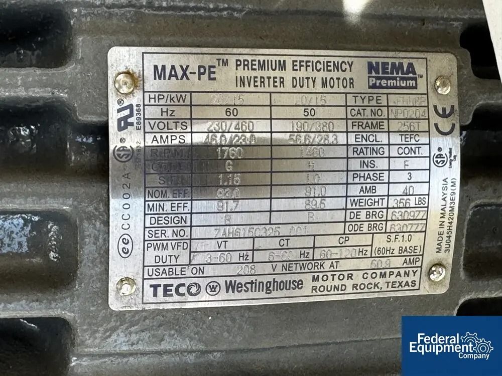 Gemco 40 Cu Ft 40 Cu Ft Gemco Double Cone Blender