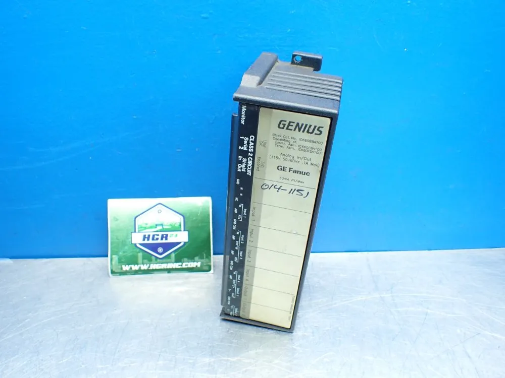 Genius Fanuc Electrical I/o Module - Ic660eba100n