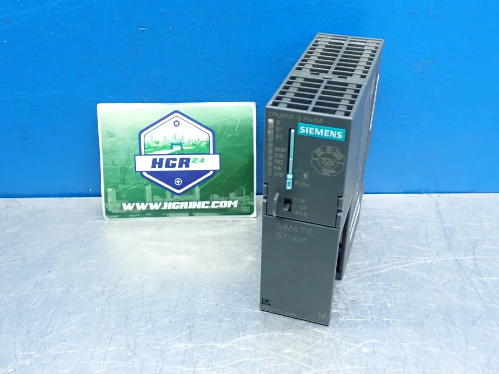 Siemens 1.5mb Working Memory Simatic S7-300 Central Processing Unit - 6es7317-2fk14-0ab0