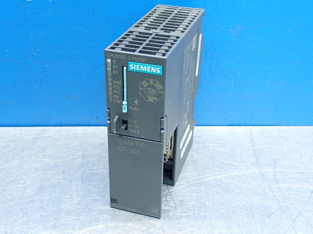 Siemens 1.5mb Working Memory Simatic S7-300 Central Processing Unit - 6es7317-2fk14-0ab0
