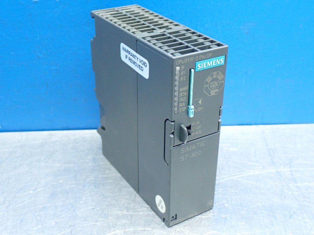 Siemens 1.5mb Working Memory Simatic S7-300 Central Processing Unit - 6es7317-2fk14-0ab0