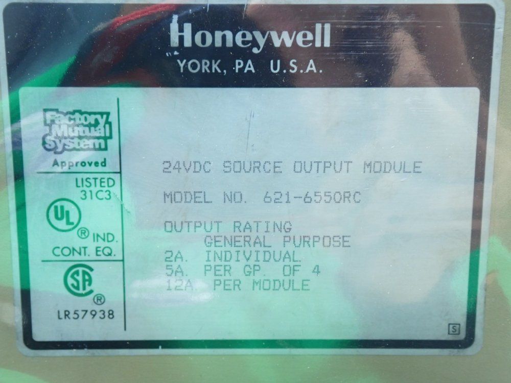 Honeywell Plc Output Module - 621-6550rc