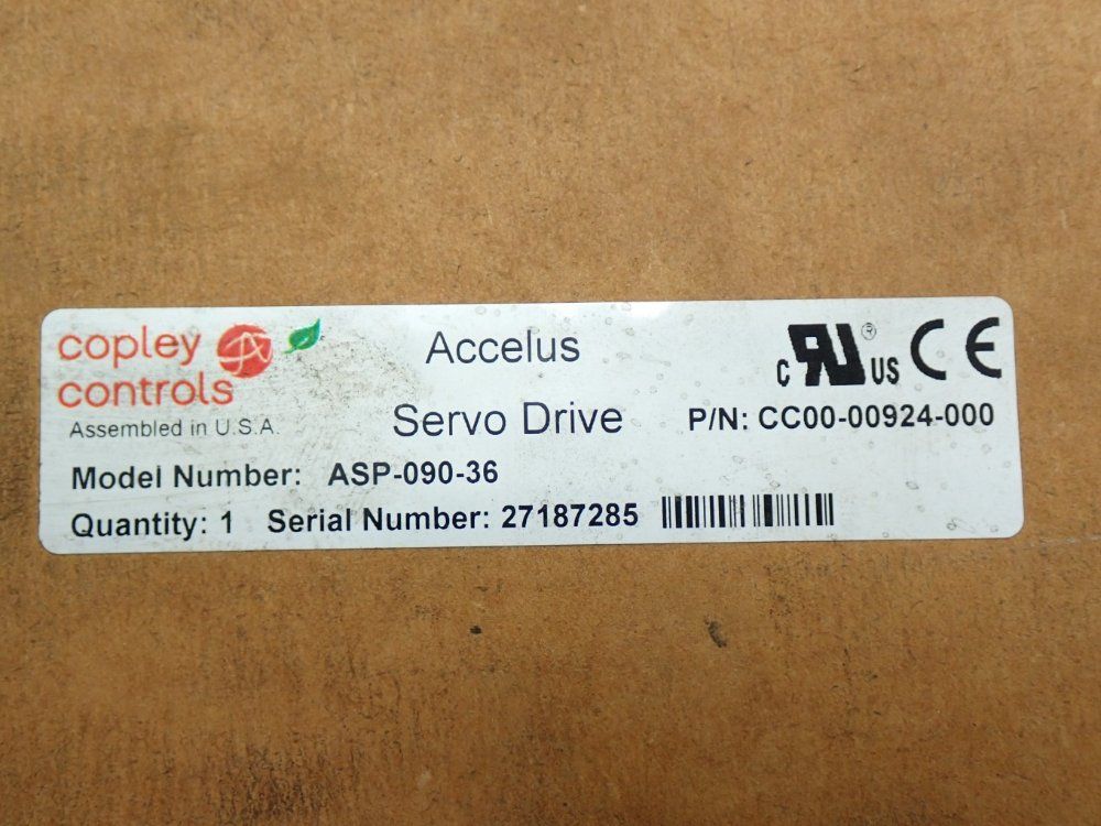 Accelus Asp-series Servo Drive Unit - Asp-090-36