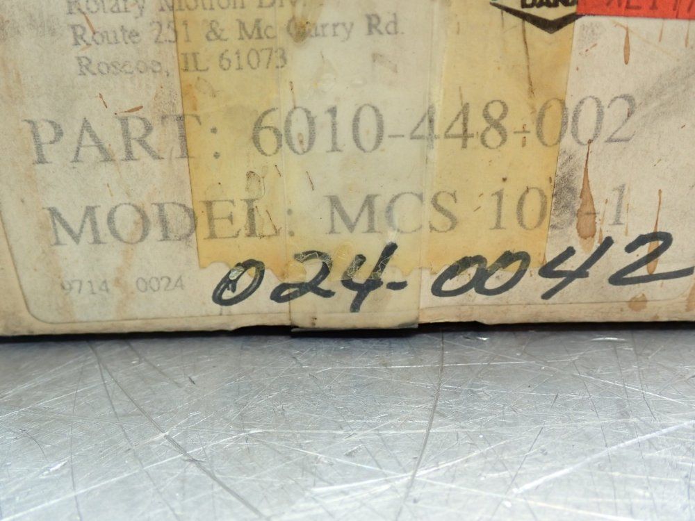 Warner Electric Adjustable Torque Control - Mcs-103-1