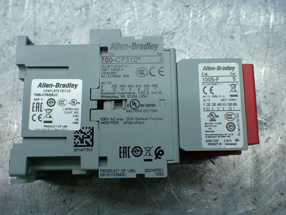 Allen-bradley Guardmaster Safety Control Relay. - 700s-cf620ejc