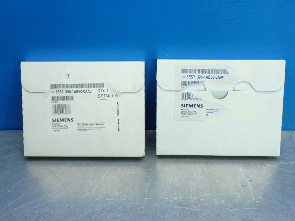 Siemens 160mm Simatic S7-300 Series Controller 160mm Din Rail Unit - 6es7390-1ab60-0aa0