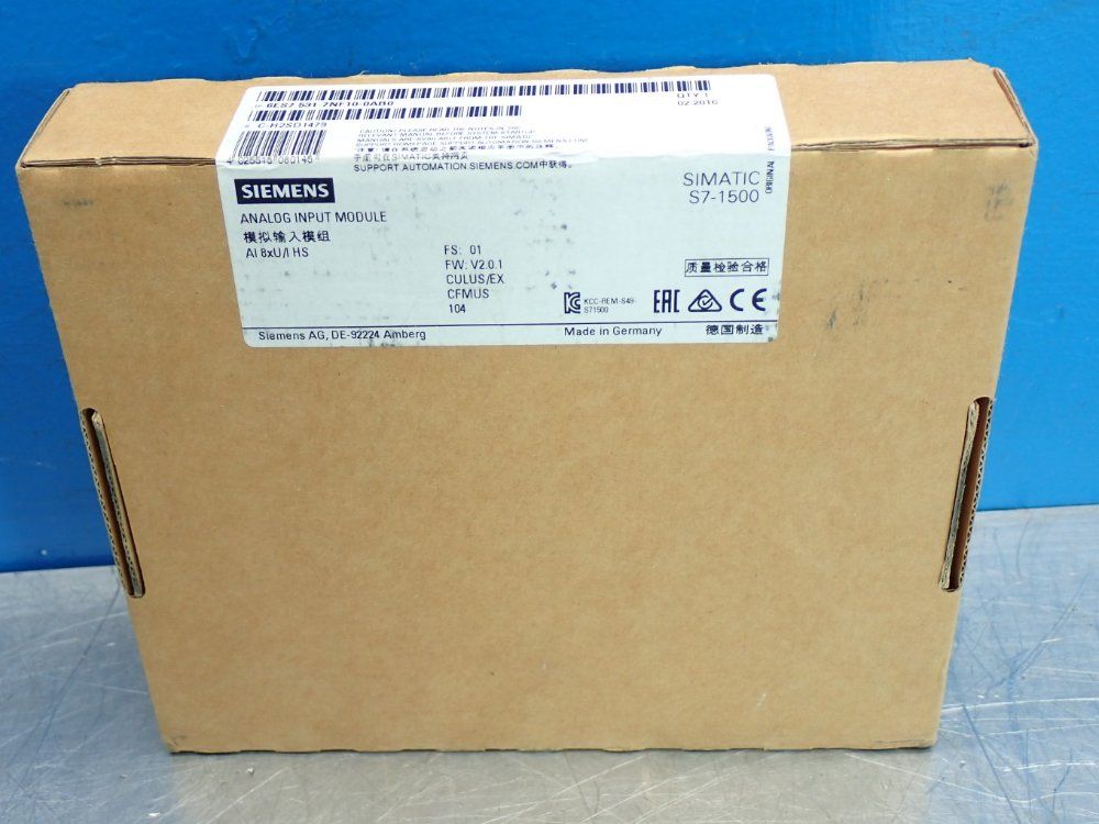 Siemens Simatic S7-1500 Analog Input Module - 6es7531-7nf10-0ab0
