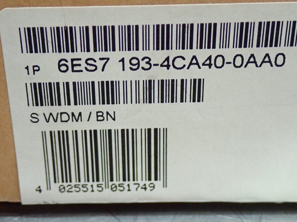 Siemens Simatic Dp, Universal Terminal Module, 4pcs - 6es7193-4ca40-0aa0